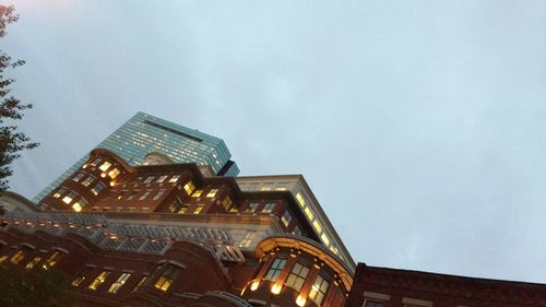 Low angle view of building against sky