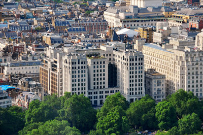 Panoramic view of buildings in london, england