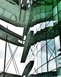 Low angle view of modern office building