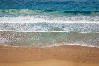 High angle view of beach