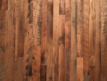 Full frame shot of wooden wall