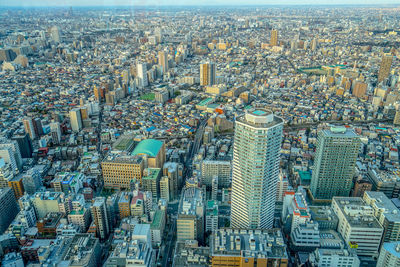 Aerial view of cityscape