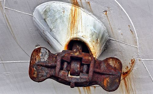 Close-up of rusty metal