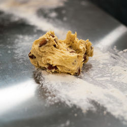 Close-up of a crab on table
