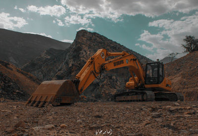 View of construction site against sky