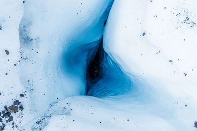 Full frame shot of frozen sea