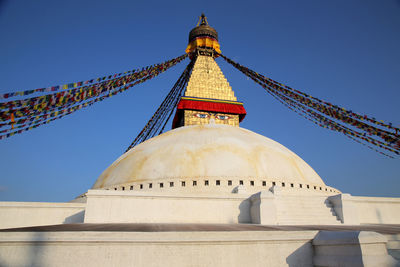 Low angle view of a temple