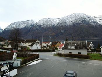 Houses in winter