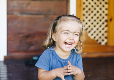 Portrait of a smiling girl