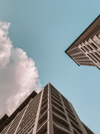 Low angle view of building against sky