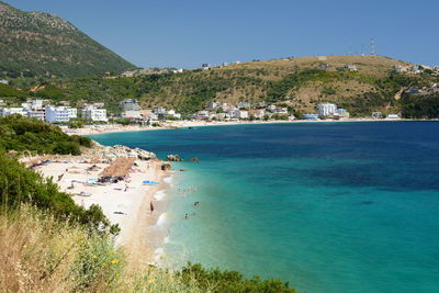 Marachi beach. himare. albania