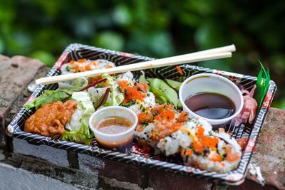 Close-up of food in bowl