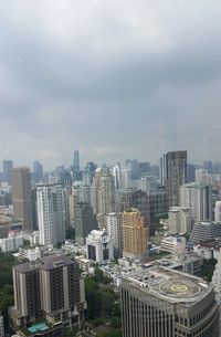 Modern cityscape against sky