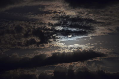 Cloudy sky over dramatic sky