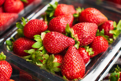 Close-up of strawberries