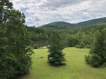 Scenic view of landscape against sky