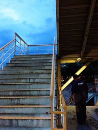 Low angle view of built structure against sky