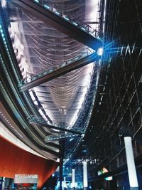 Low angle view of ceiling