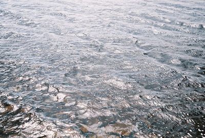 Full frame shot of water in winter