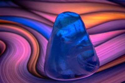 Full frame shot of multi colored glass