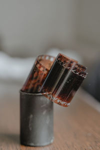 Close-up of metal