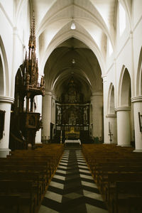 Interior of cathedral