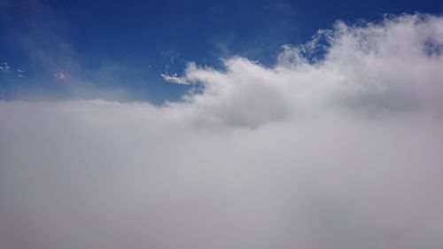 Low angle view of clouds in sky
