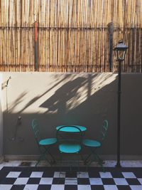 Close-up of shadow on wall