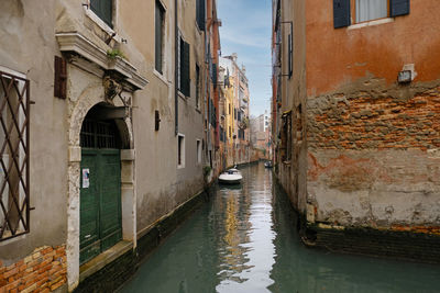 Boats in canal