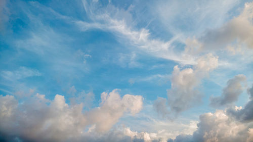 Low angle view of cloudscape