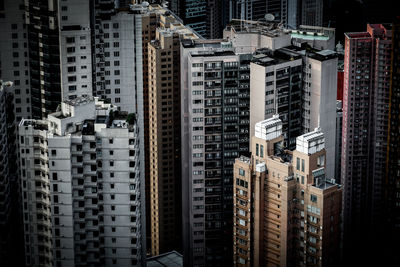 Full frame shot of modern buildings in city