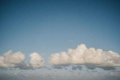 Low angle view of clouds in sky