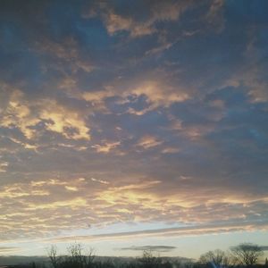 Low angle view of dramatic sky