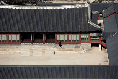 Directly above shot of deoksugung