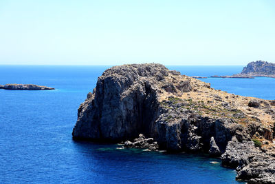 Mountains in the sea - greece