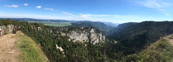 Panoramic view of landscape against sky