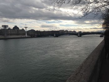 View of city at waterfront