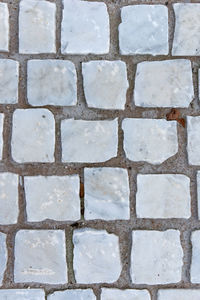 Full frame shot of tiled floor