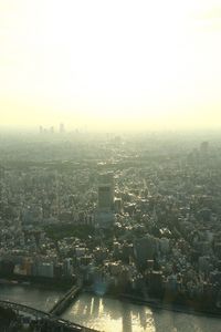 Cityscape at sunset