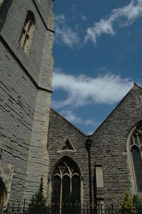 Low angle view of building against sky