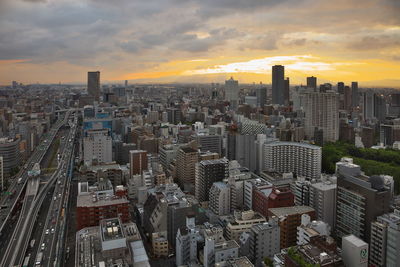 Aerial view of a city