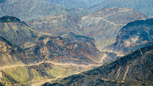 Scenic view of mountains