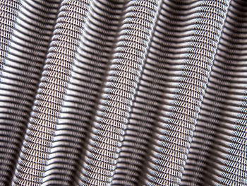 Full frame shot of patterned metal