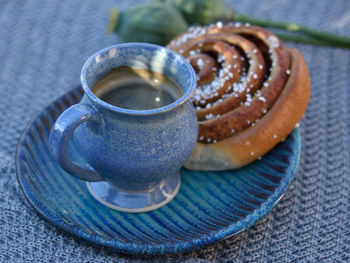 Close-up of drink on table