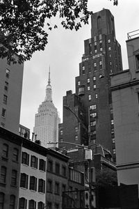 Low angle view of buildings against sky