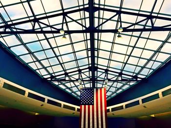 Low angle view of ceiling