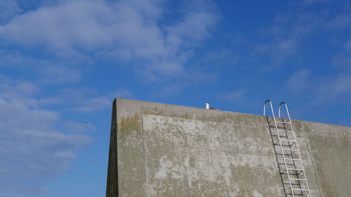 Low angle view of building against sky