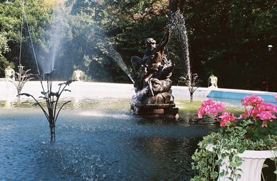 Fountain in park