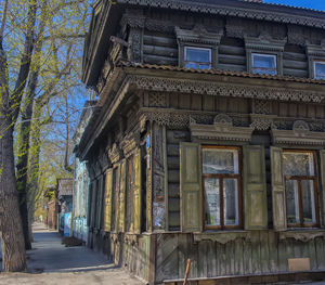 Facade of old building