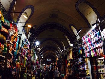 View of illuminated ceiling